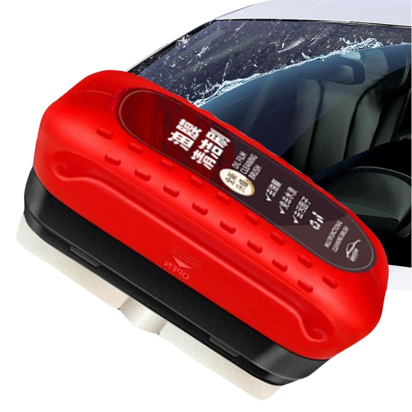 Glass Cleaning BoardAutomotive Oil Film Cleaning BrushUniversal Glass Cleaning Wipe BoardHydrophobic Glass Coating for WindshieldWindshield CleanerImproves Clarity and Visibility