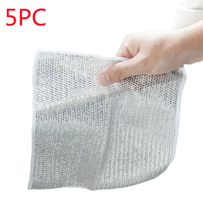 Steel Wire Dishcloth Daily Cleaning Cloth Mesh
